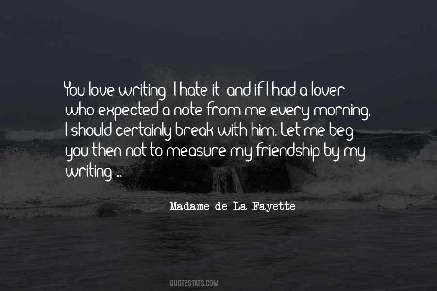 Measure Of Friendship Quotes #1597172
