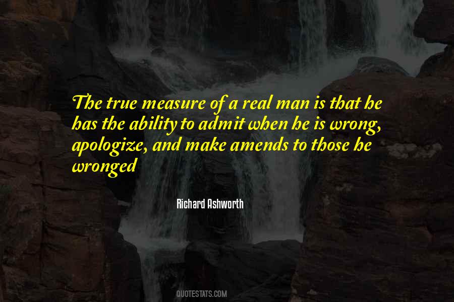 Measure Of Man Quotes #11933