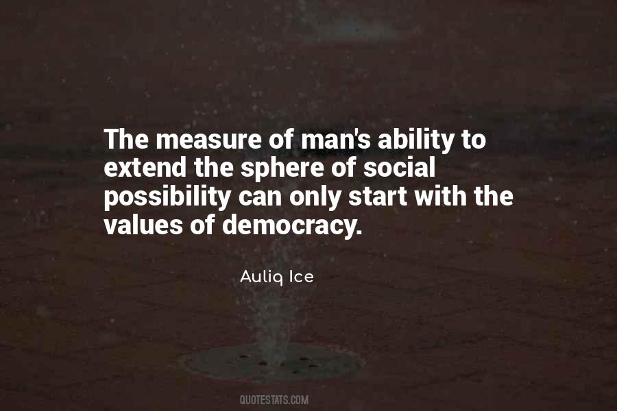 Measure Of Man Quotes #1400436