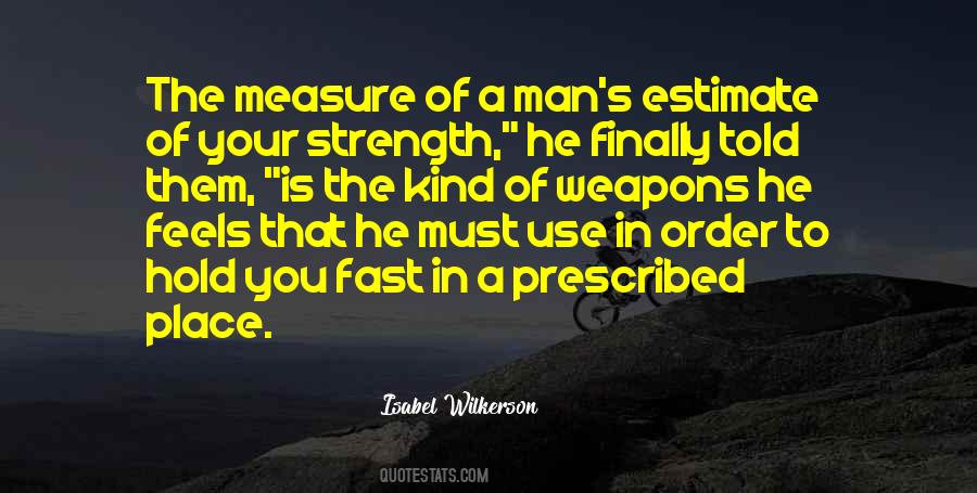 Measure Of Strength Quotes #226701