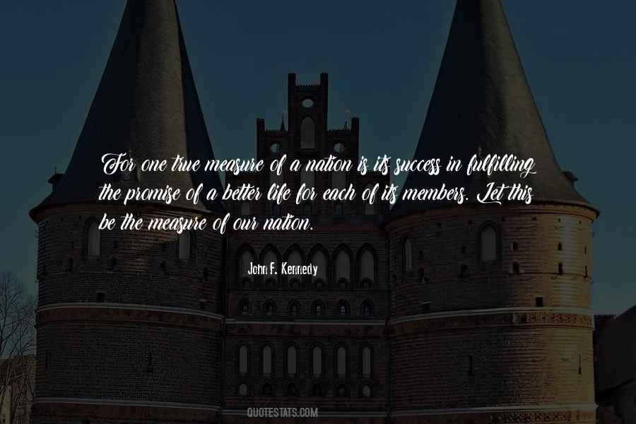 Measure Of Success In Life Quotes #39125