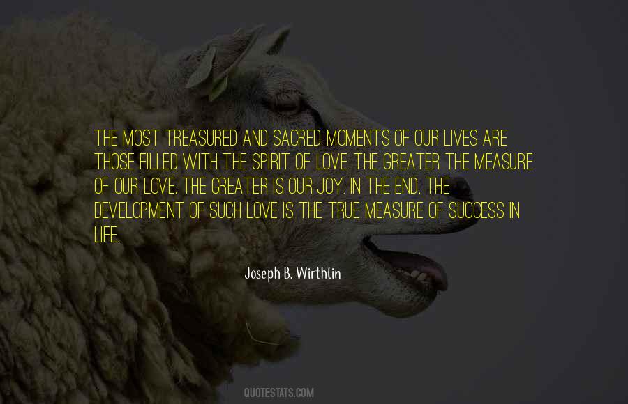 Measure Of Success In Life Quotes #88456