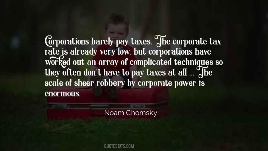 Quotes About Corporate Taxes #1521633