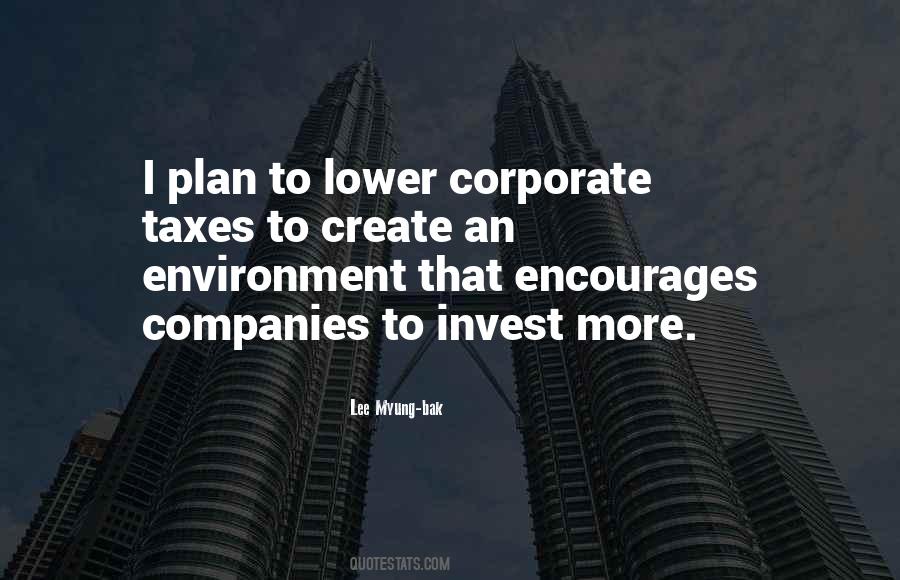 Quotes About Corporate Taxes #1795311