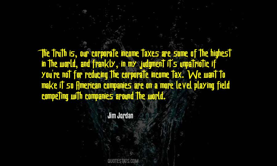 Quotes About Corporate Taxes #27632