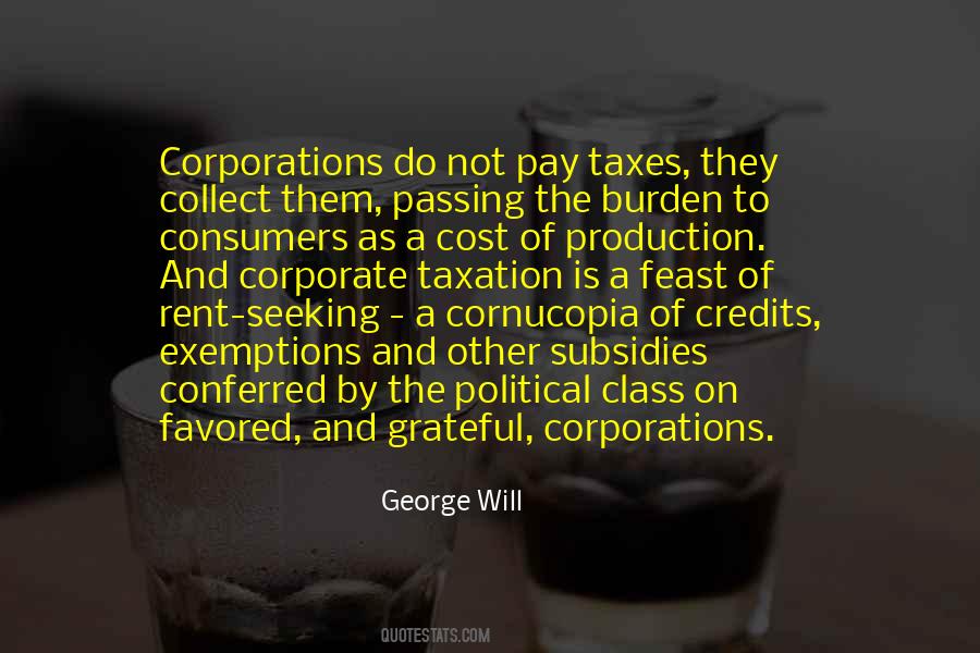 Quotes About Corporate Taxes #552562