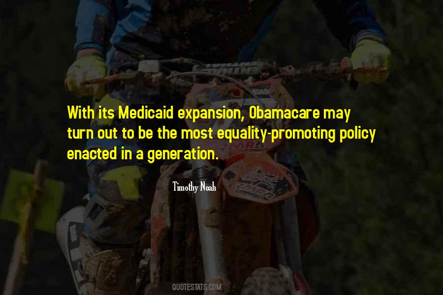 Medicaid Expansion Quotes #442990