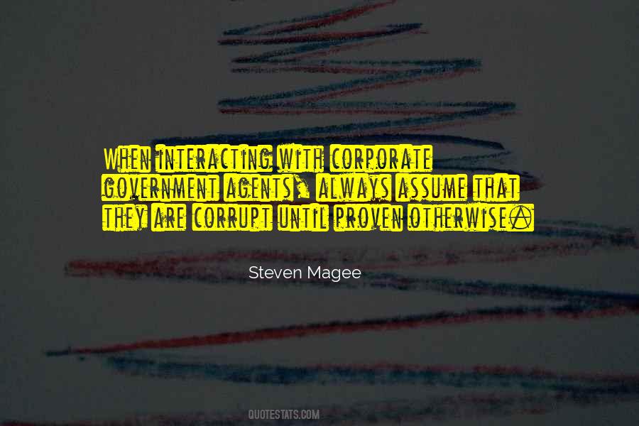 Quotes About Corporate Corruption #1159332