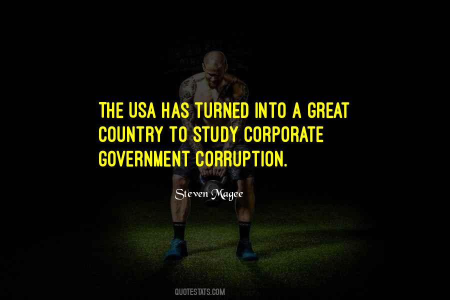 Quotes About Corporate Corruption #1297714