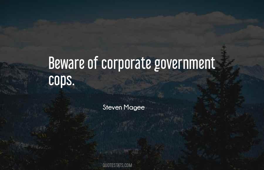 Quotes About Corporate Corruption #1358121