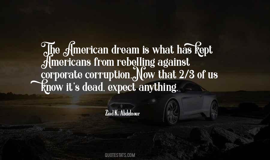 Quotes About Corporate Corruption #1409435