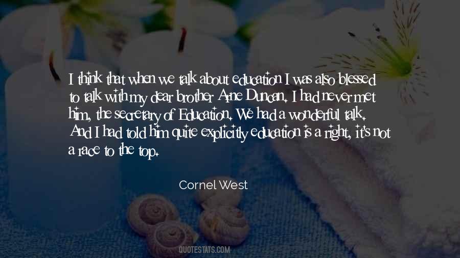 Quotes About Cornel #161885