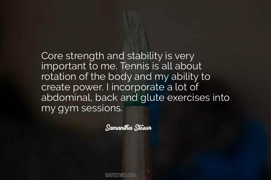 Quotes About Core Strength #1671081