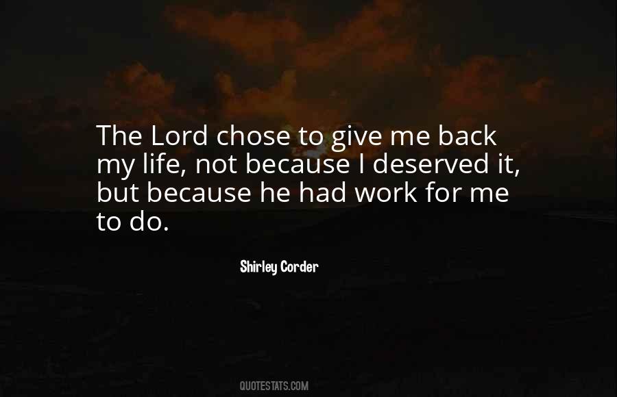 Quotes About Corder #917701