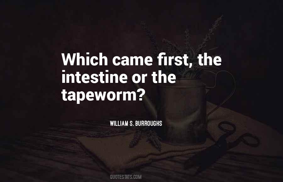 Quotes About Tapeworm #116499