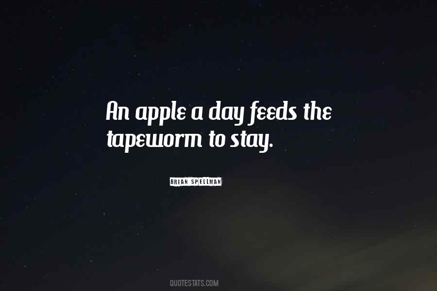 Quotes About Tapeworm #1788091