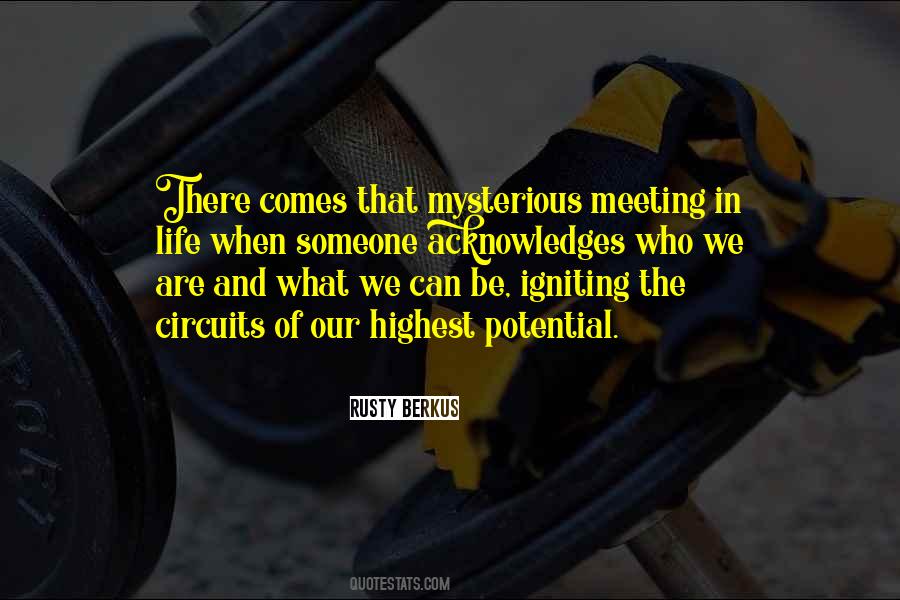 Meeting Someone Love Quotes #1384435