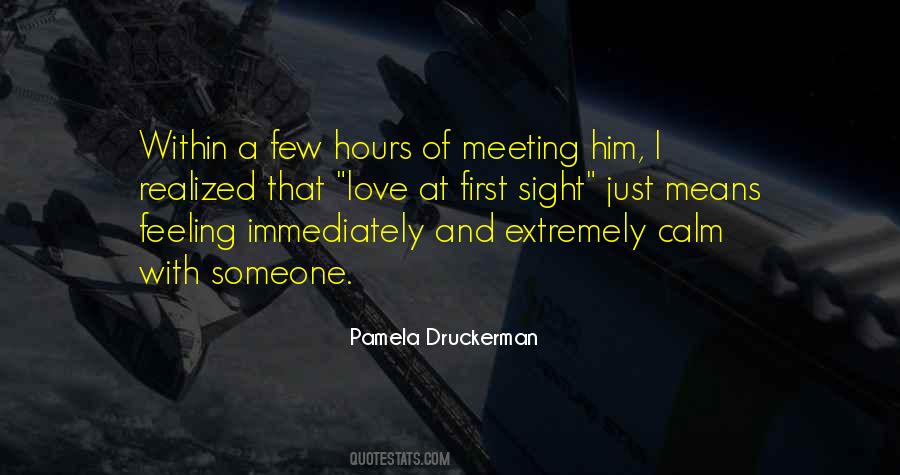 Meeting With Someone Quotes #1858293