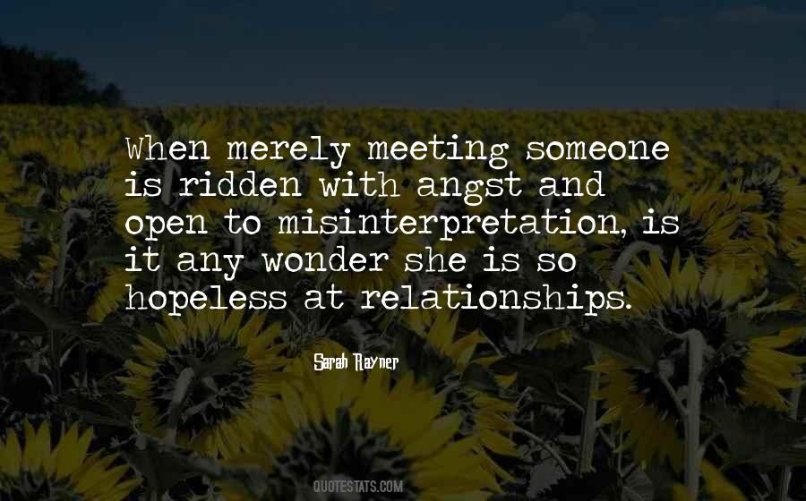 Meeting With Someone Quotes #344048