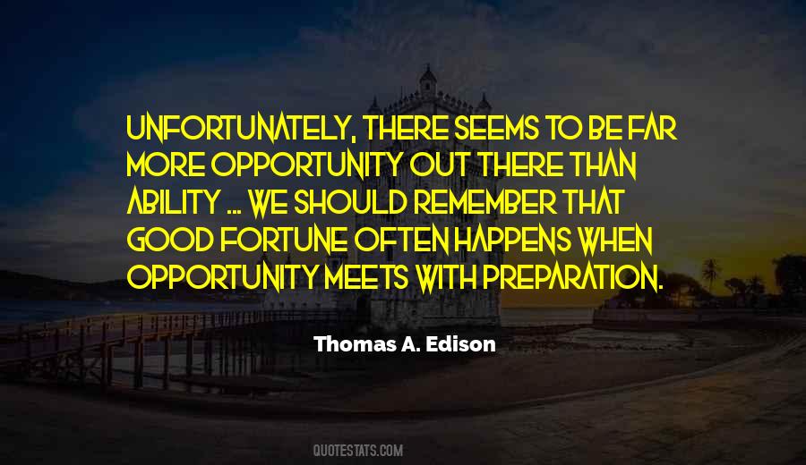 Meets Opportunity Quotes #1035775