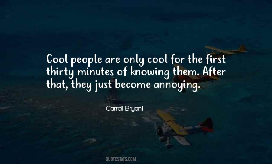 Quotes About Cool People #1635682