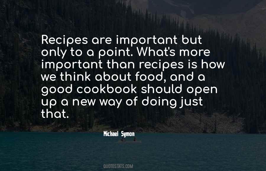 Quotes About Cookbook #479297