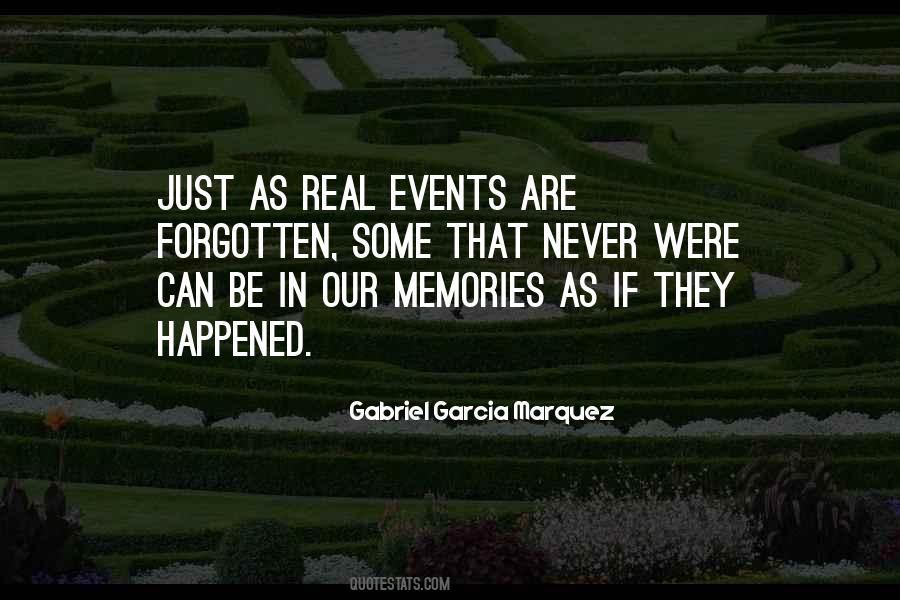 Memories Can't Be Forgotten Quotes #73970