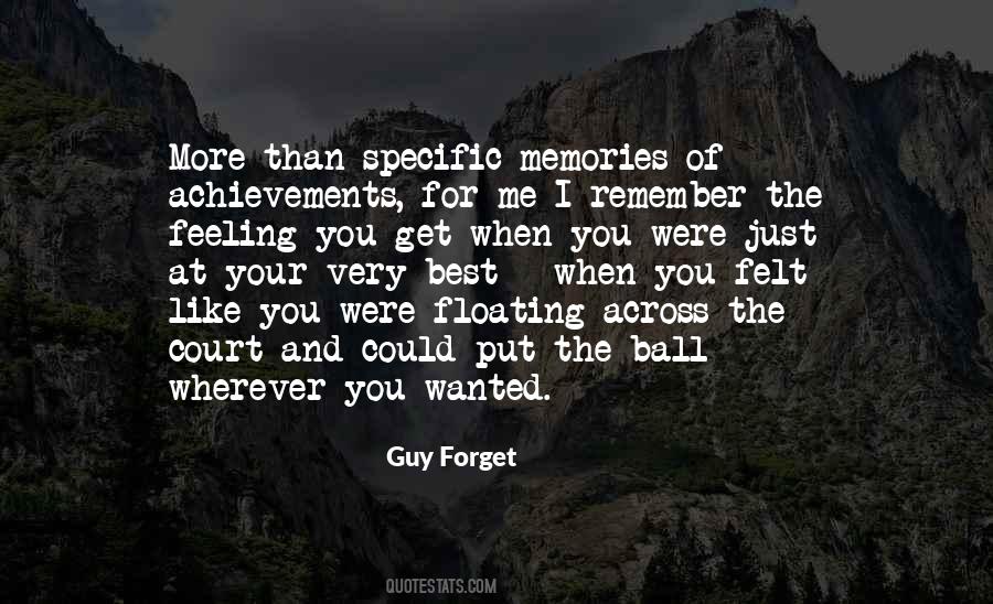 Memories You Can't Forget Quotes #369867