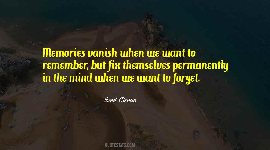 Memories You Can't Forget Quotes #519226