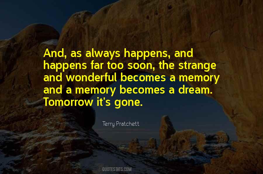 Memory And Dream Quotes #1125251