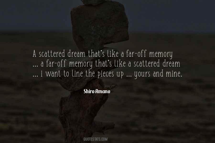 Memory And Dream Quotes #1829334