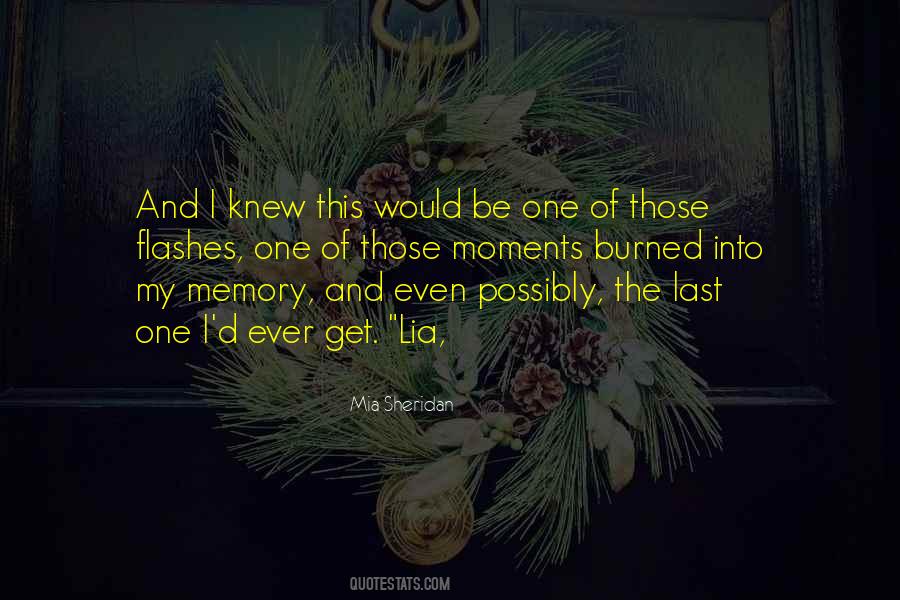 Memory Moments Quotes #931810