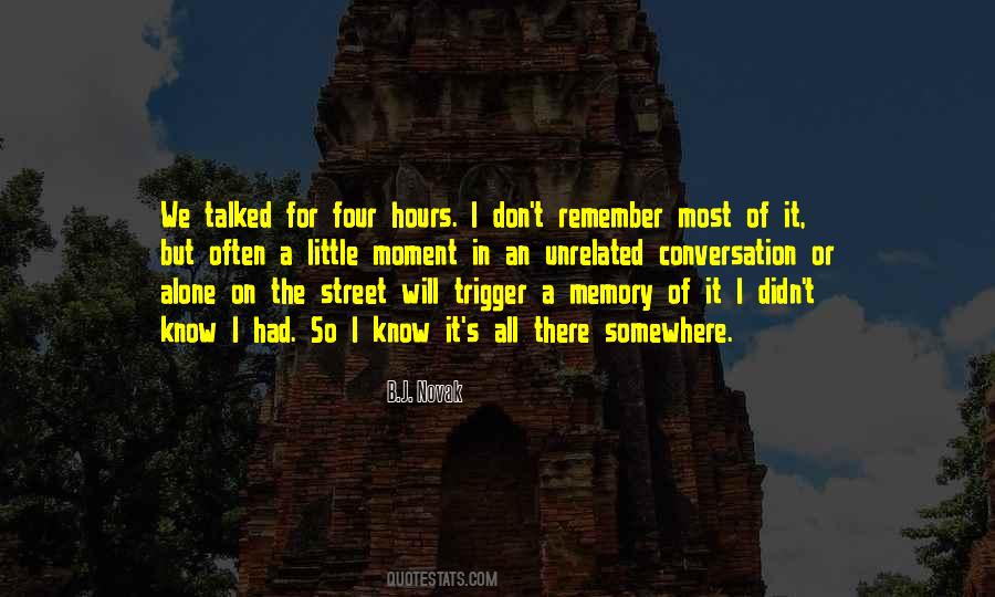 Memory Of Quotes #1365729