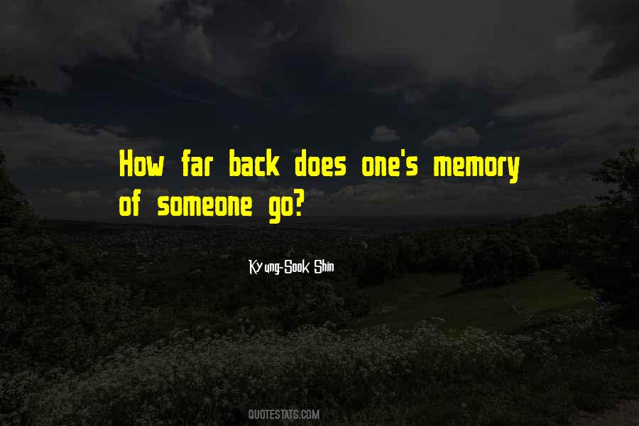 Memory Of Quotes #1385833