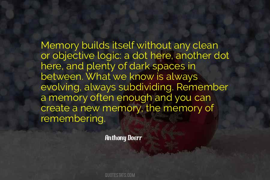 Memory Of Quotes #1390081