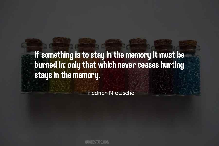 Memory Stays Quotes #174166