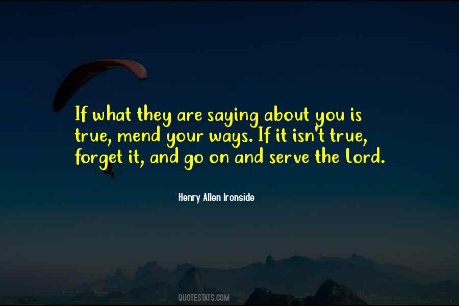 Mend Your Ways Quotes #328383