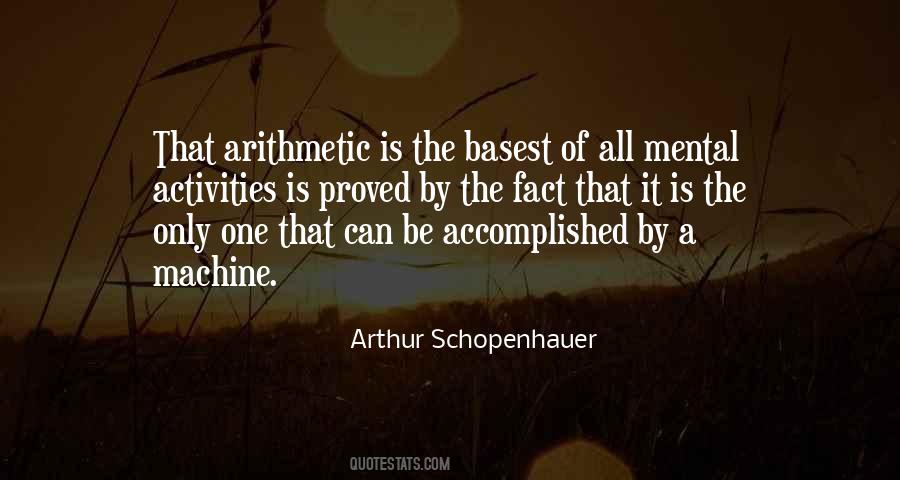 Mental Arithmetic Quotes #215083