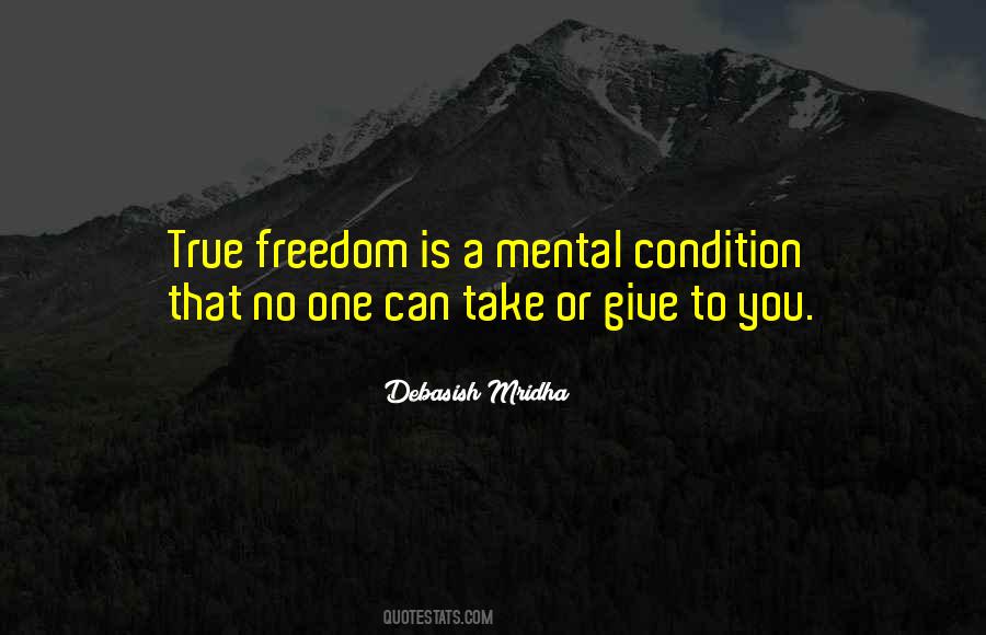 Mental Condition Quotes #165794