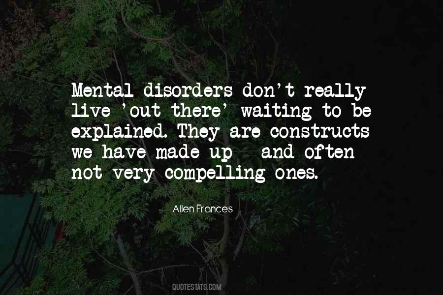 Mental Disorder Quotes #436616