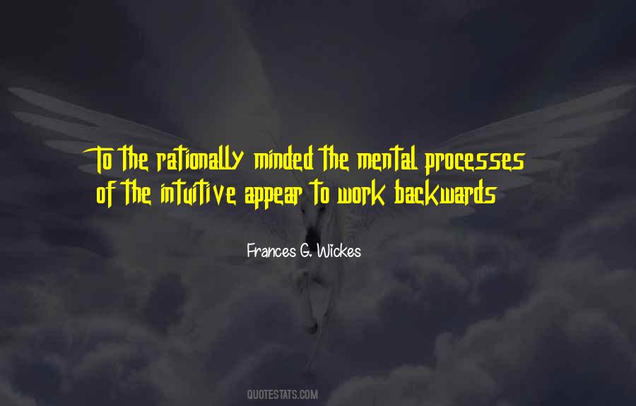 Mental Processes Quotes #483426