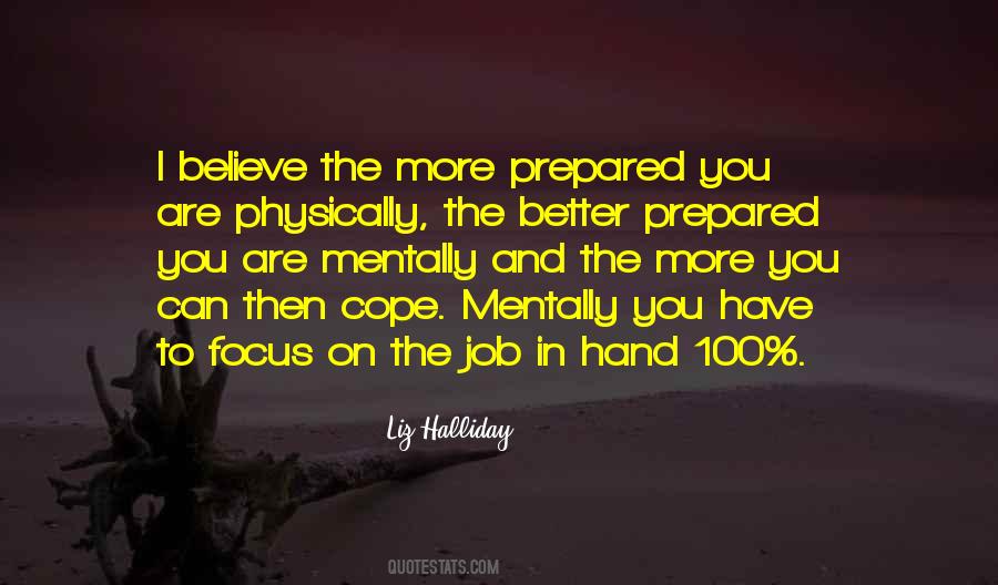 Mentally Prepared Quotes #1540546