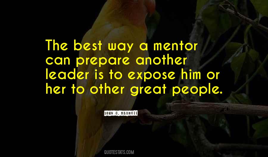 Mentor Quotes #1166292