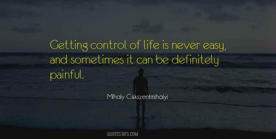 Quotes About Control Of Life #1294687