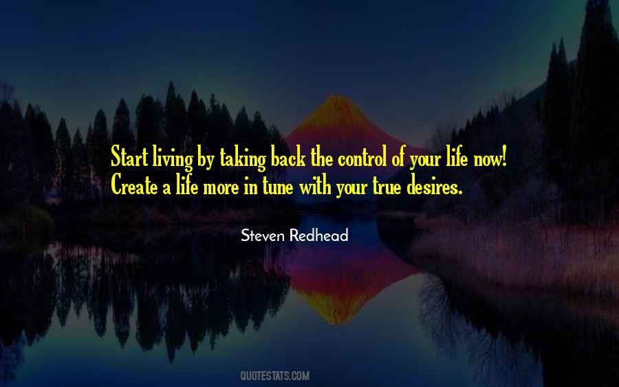 Quotes About Control Of Life #139847