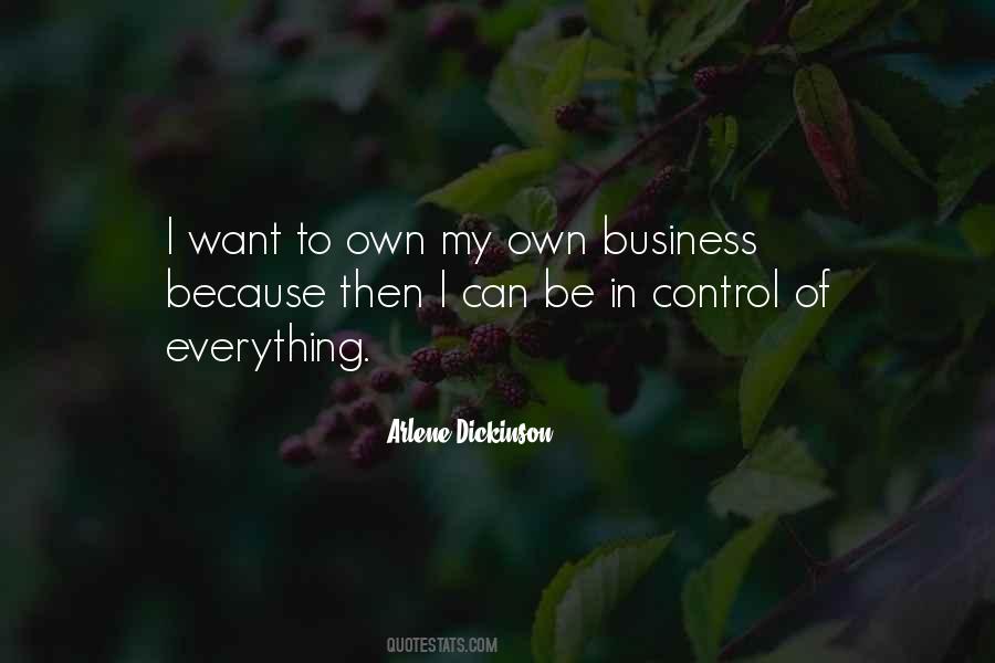 Quotes About Control In Business #709591