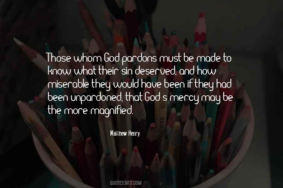 Mercy God Quotes #197438