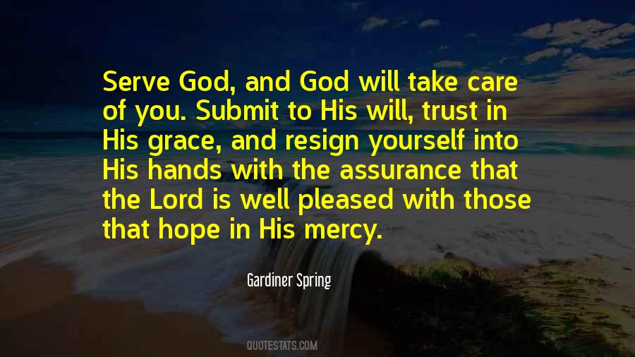 Mercy Of The Lord Quotes #578306
