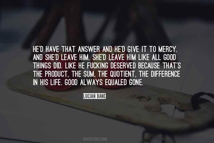 Mercy's Quotes #95119