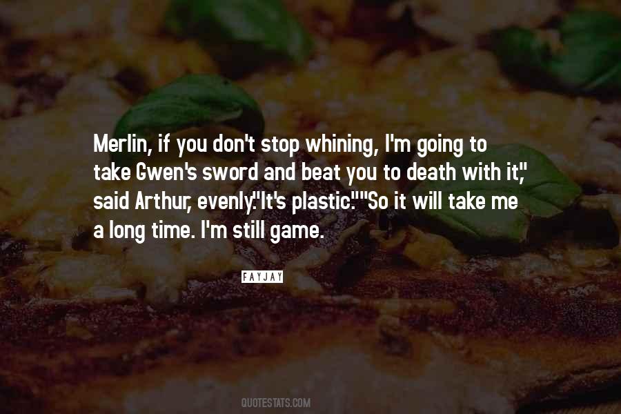 Merlin Gwen And Arthur Quotes #677411